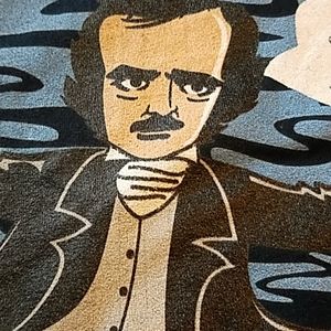Edgar Allan Poe Nirvana mashup tee